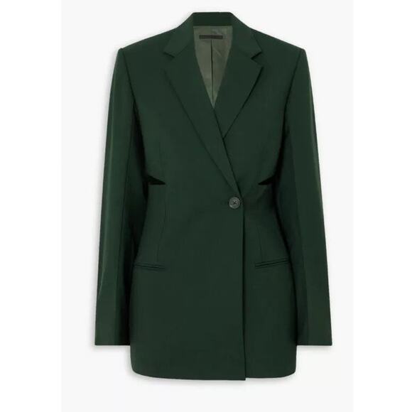 Helmut Lang Slash Cutout Blazer Evergreen - 6 - Picture 7 of 7